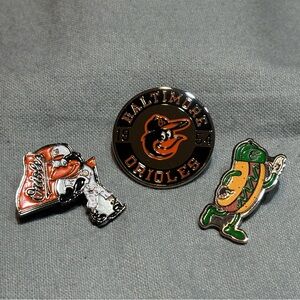 Baltimore Orioles Collector Pin Set